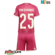 Camiseta Real Madrid Yan Diomande #25 Tercera Equipación para niños 2026-27 manga corta (+ pantalones cortos)